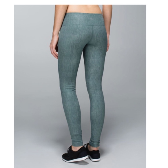 LULULEMON Wunder Under Pant *Full-On Luxtreme Burlap Texture Leggings Size 4 - Picture 4 of 12